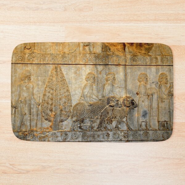 Artikelvorschau, Gesandte der Perser überbringen Geschenke zur Erleichterung Persepolis Persien Iran entworfen und verkauft von worldways.
