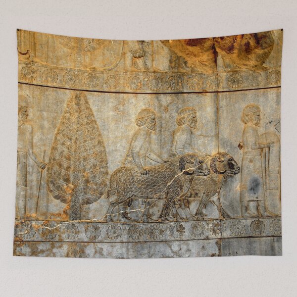 Item preview, Persians Envoys Bearing Gifts Relief Persepolis Persia Iran designed and sold by worldways.