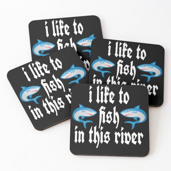Item preview, i like to fish in this river, i like to fish, Fishing is Always A way of Relaxing Funny Fishing, designed and sold by KingBH.