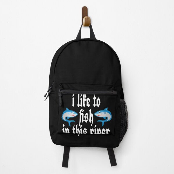 Item preview, i like to fish in this river, i like to fish, Fishing is Always A way of Relaxing Funny Fishing,  designed and sold by KingBH.