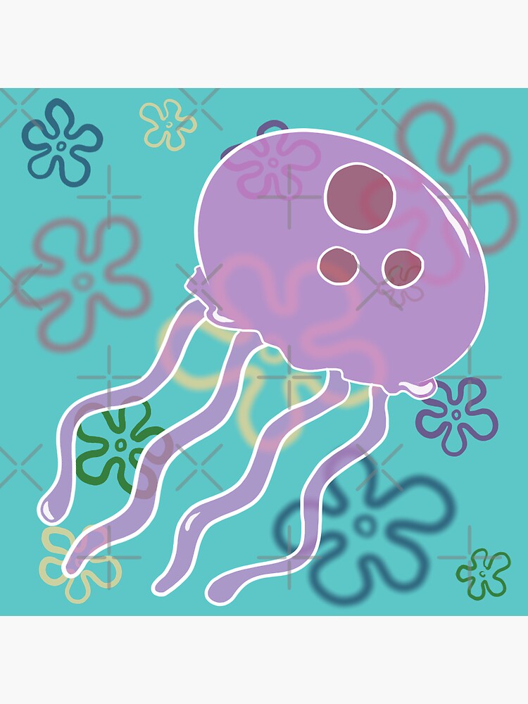 "Jellyfish" Sticker for Sale by zavvyartist Redbubble