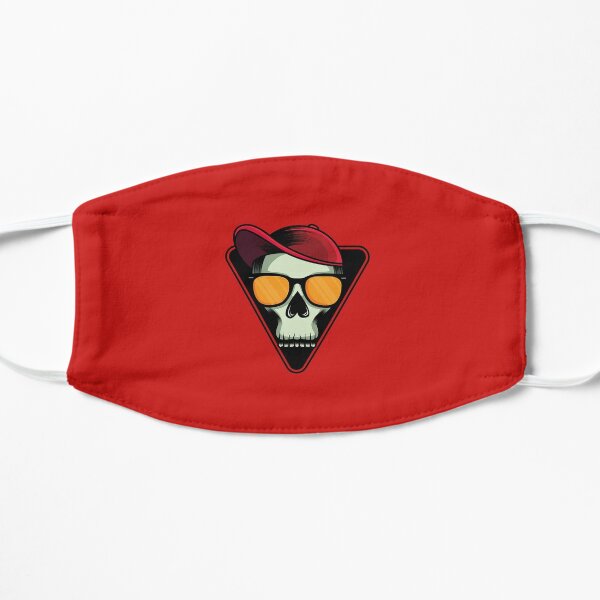Red White Hat Face Masks Redbubble - angry birds reds mask roblox red mask create an