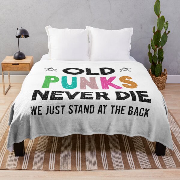Item preview, Old Punks Never Die 80's 90's Retro Punk Gift designed and sold by haselshirt.