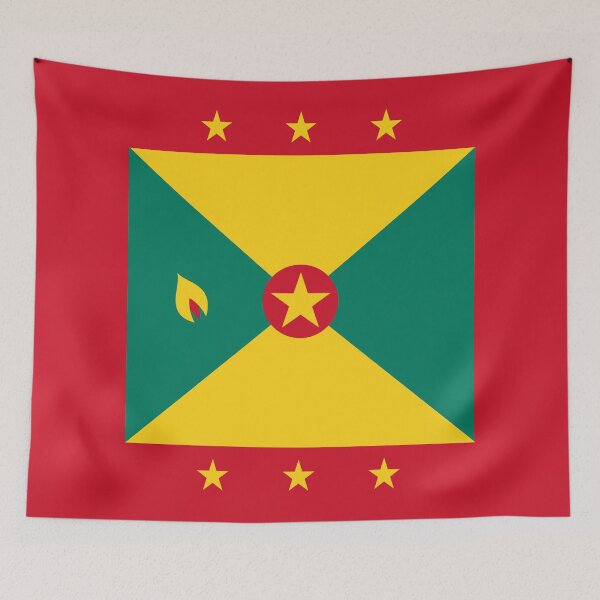 Item preview, Grenada Flag designed and sold by flagshop.