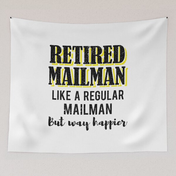 Item preview, Retired Mailman Way Happier Retirement Gift  designed and sold by haselshirt.