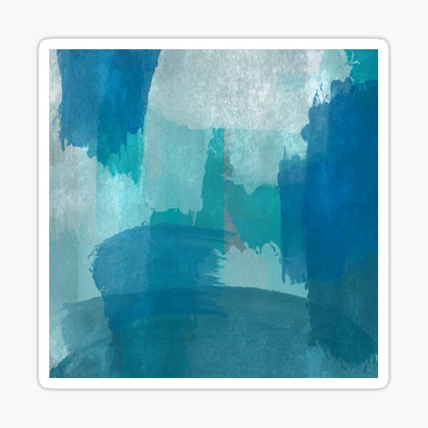 Item preview, Abstract Watercolor Blue Teal designed and sold by whyshecreates.