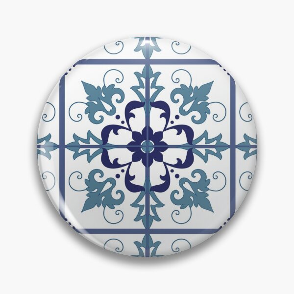 Item preview, Greek Tiles, Blues and White Pattern designed and sold by azule1.