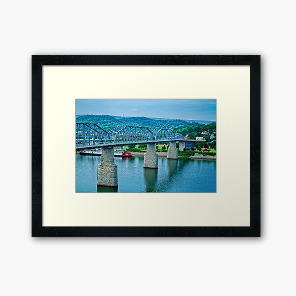 Walnut Street Bridge Framed Art Print