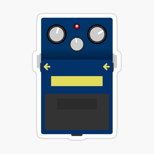 Blues Drive Pedal Sticker