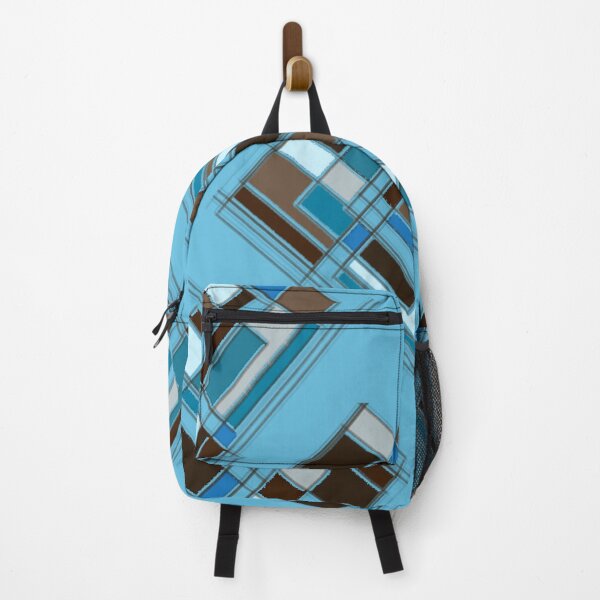 Item preview, Retro Turquoise & Brown Abstract DPA150523-14 designed and sold by CSteenArt.