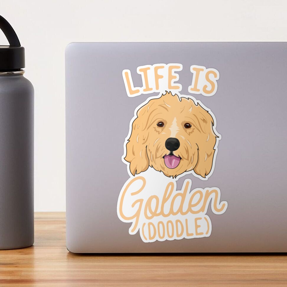 Cute Girls Goldendoodle Gift Golden Doodle Print' Water Bottle