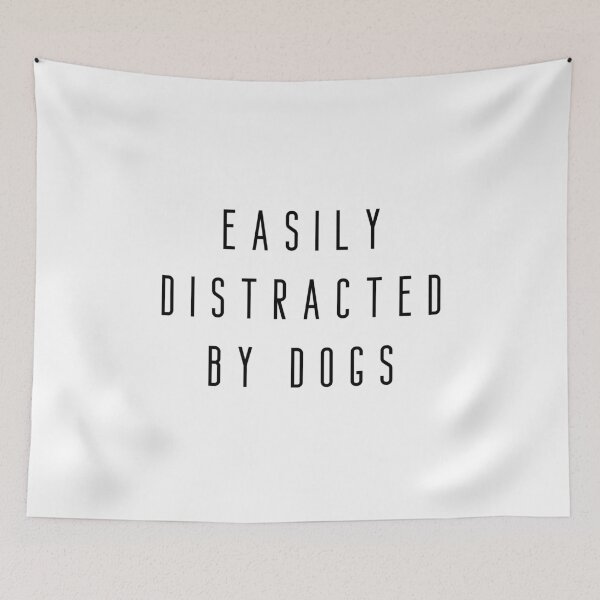 Item preview, Easily Distracted By Dogs Dog Lover  designed and sold by JustCreativity.