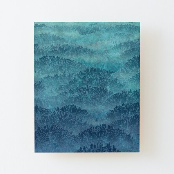 Eastern Hills Wood Mounted Print