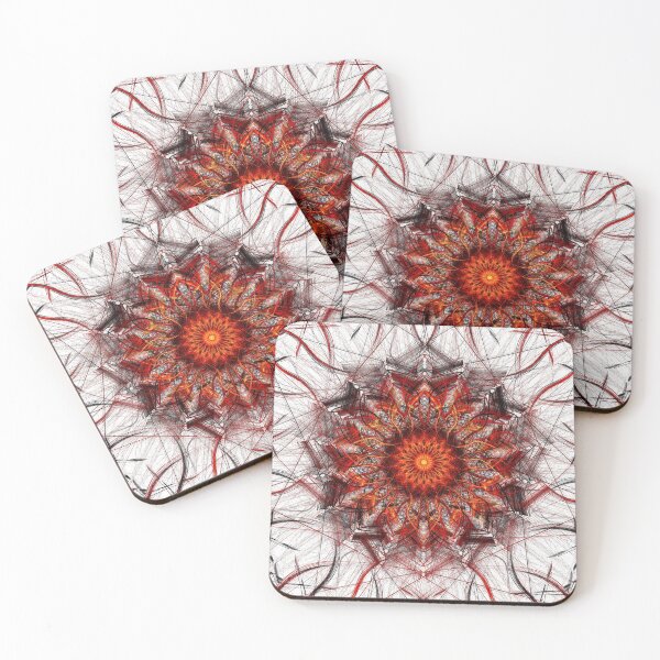 Item preview, Scorching Sun - Abstract Fractal Artwork designed and sold by EliVokounova.
