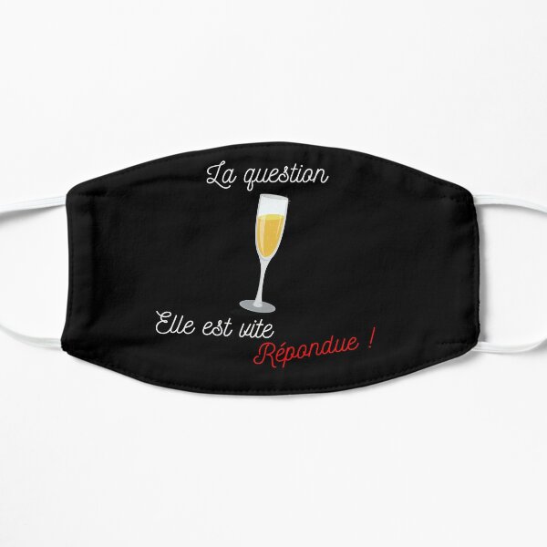 Masques En Tissu Sur Le Theme Coupe De Champagne Redbubble