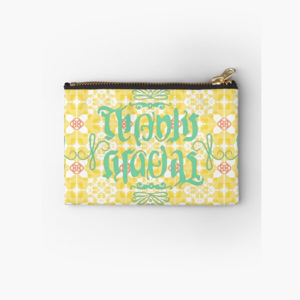 Item preview, Ambigram-Handmade-Thanks/Gracias on yellow tiles designed and sold by Eejee-SK.