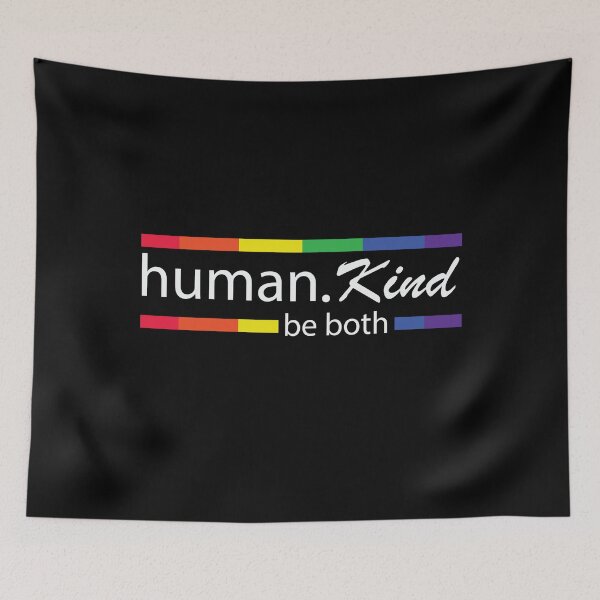 Item preview, Human Kind Be Both LGBTQ Pride designed and sold by TooFlyDesign.