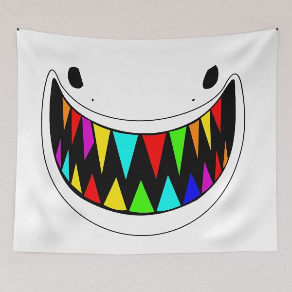 Item preview, colorful  shark teeth designed and sold by streetwear style.