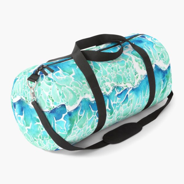 Item preview, Ariel View of Ocean Waves Breaking Painted in Watercolor All Over Pattern designed and sold by KConfetti.