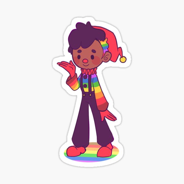 Item preview, Pride Clown (Rainbow Flag) designed and sold by FrenchieFie.