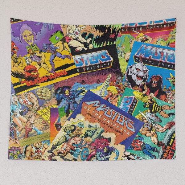 Item preview, Retro 80s Action Figure Comics collage designed and sold by azule1.