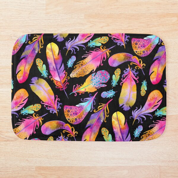 Item preview, Watercolor Sunset Feathers Pattern All Over Pattern designed and sold by KConfetti.