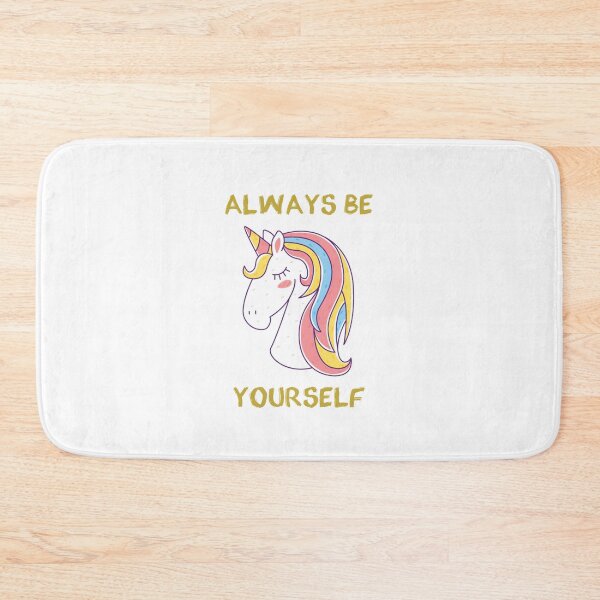 Item preview, Always Be Yourself, Cute Unicorn designed and sold by ZINE07.