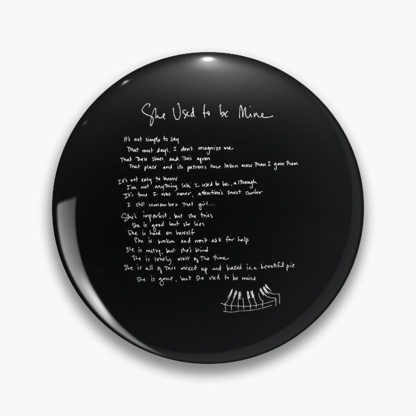 Item preview, She Used To Be Mine - Sara Bareilles - Handwritten Lyrics- Waitress the Musical - Broadway, West End designed and sold by westendwilly.