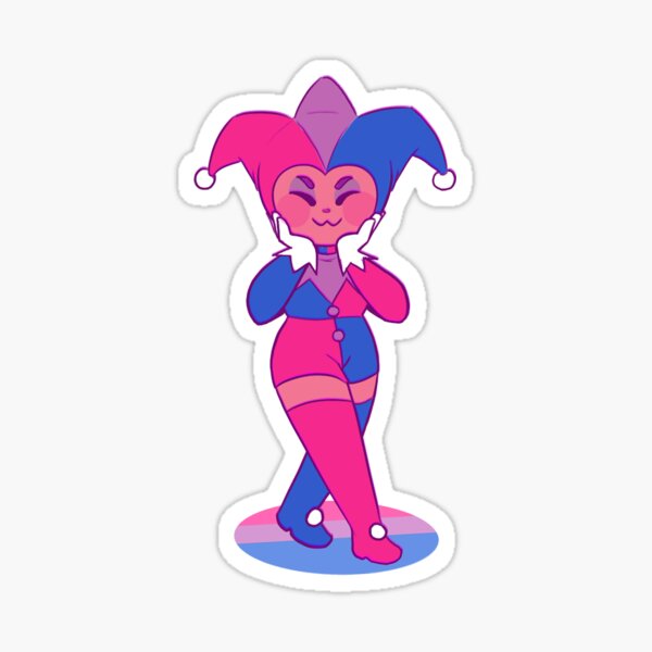 Item preview, Pride Clown (Bi Flag) designed and sold by FrenchieFie.