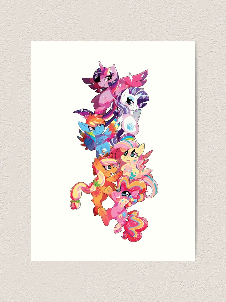 Rainbow Dash My Little Pony Friendship is Magic Art Print 