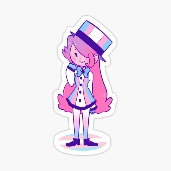Item preview, Pride Clown (Trans Flag) designed and sold by FrenchieFie.