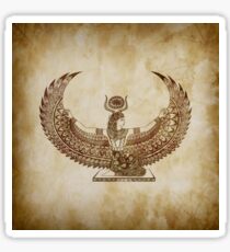 Isis Papyrus - Egyptian Art Sticker