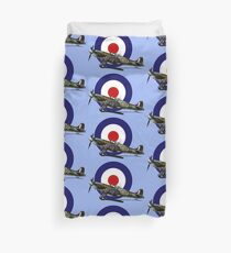 British Spitfire Fighter Plane Duvet Cover