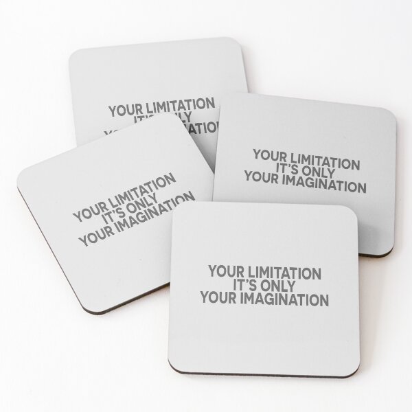 Item preview, Your limitation it's only your imagination | Gray Text designed and sold by agsduy.