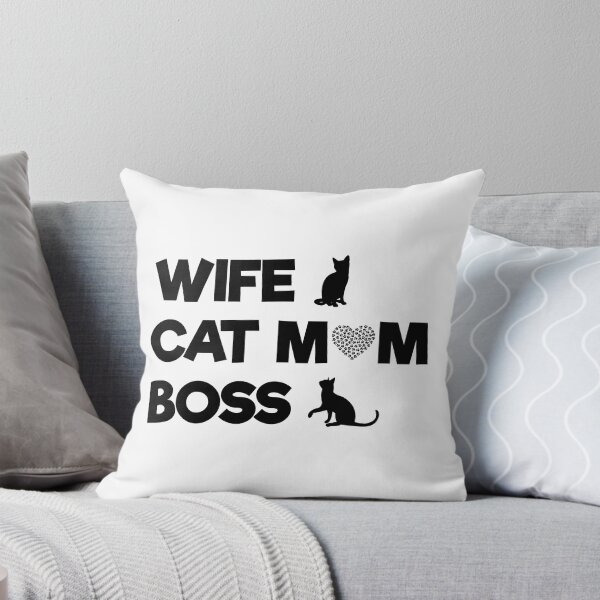 Item preview, Wife Cat Mom Boss Pet Animal Lover Gift Idea designed and sold by haselshirt.