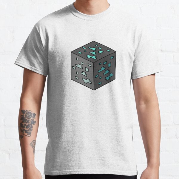 Minecraft Diamond T Shirts Redbubble - minecraft t shirt steve minecraft diamond armor minecraft t shirt steve roblox