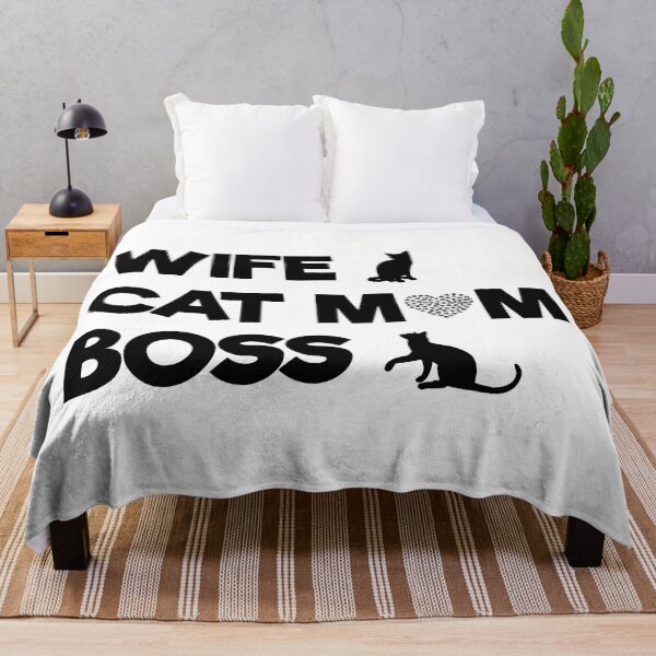 Item preview, Wife Cat Mom Boss Pet Animal Lover Gift Idea designed and sold by haselshirt.