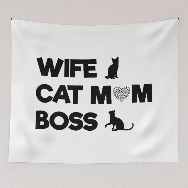 Item preview, Wife Cat Mom Boss Pet Animal Lover Gift Idea designed and sold by haselshirt.