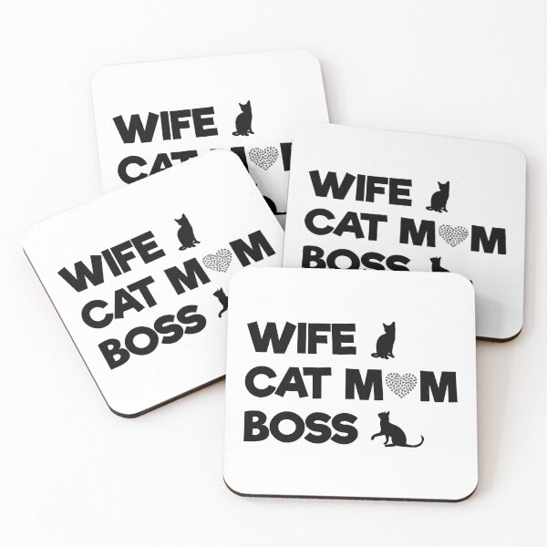 Item preview, Wife Cat Mom Boss Pet Animal Lover Gift Idea designed and sold by haselshirt.