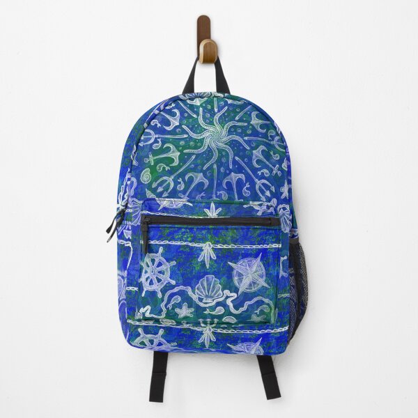 blue bandana backpack