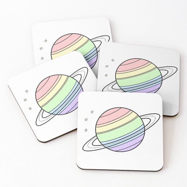 Item preview, Pastel Rainbow Saturn  designed and sold by taeylenol.