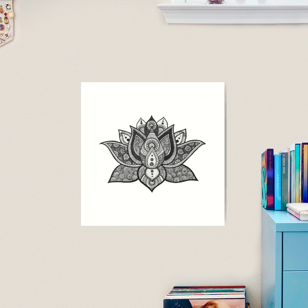 Lotus mandala wall art hot sale