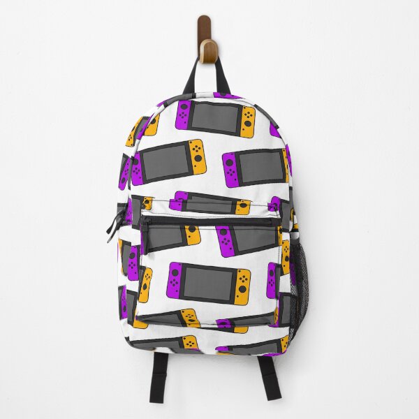 Item preview, Purple & orange game console pattern designed and sold by bbybarbz.