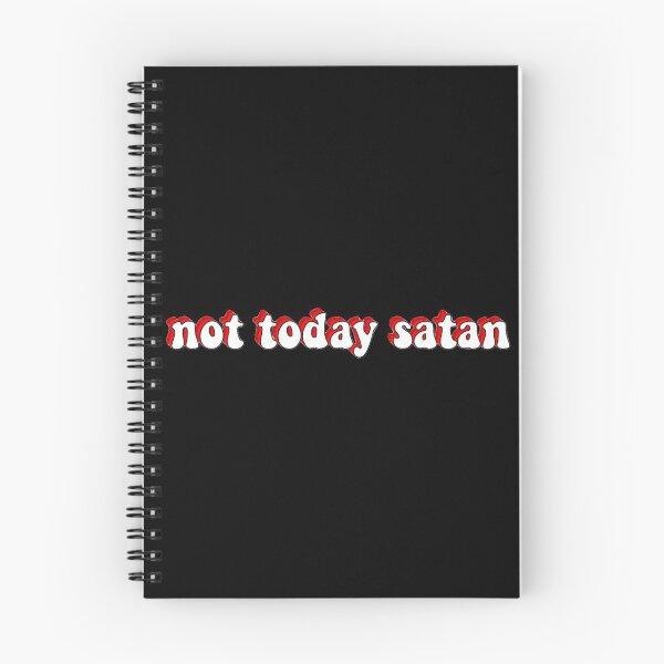 Item preview, not today satan designed and sold by AshleyAnnThomas.