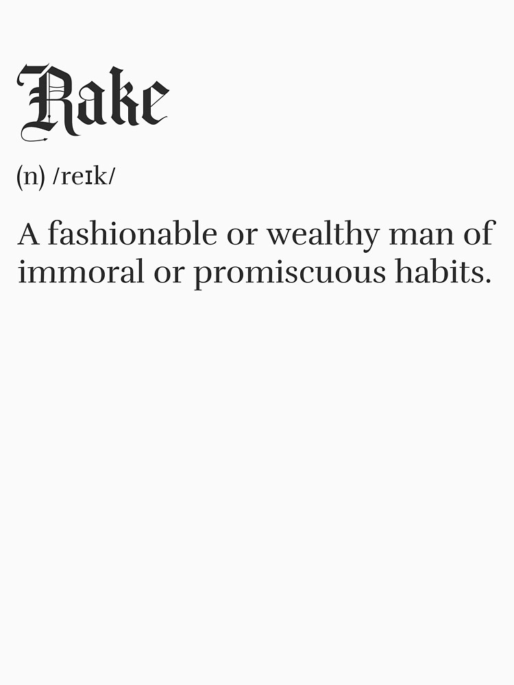 Rake shop definition immoral