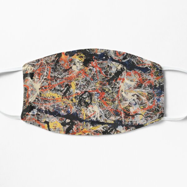 Jackson Pollack | Blue Poles Flat Mask