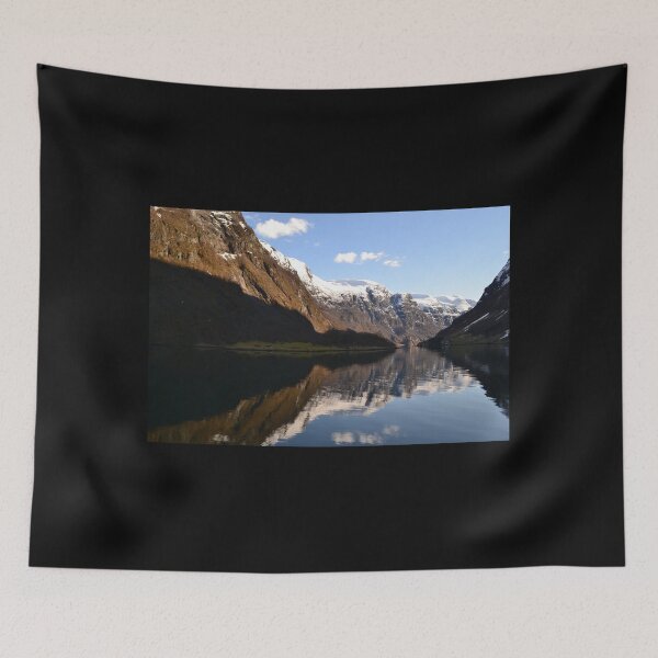 Item preview, Norwegian fjord and reflection designed and sold by photosforall.