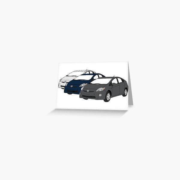Toyota Prius Greeting Card