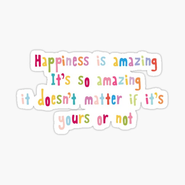 After Life Quote Sticker