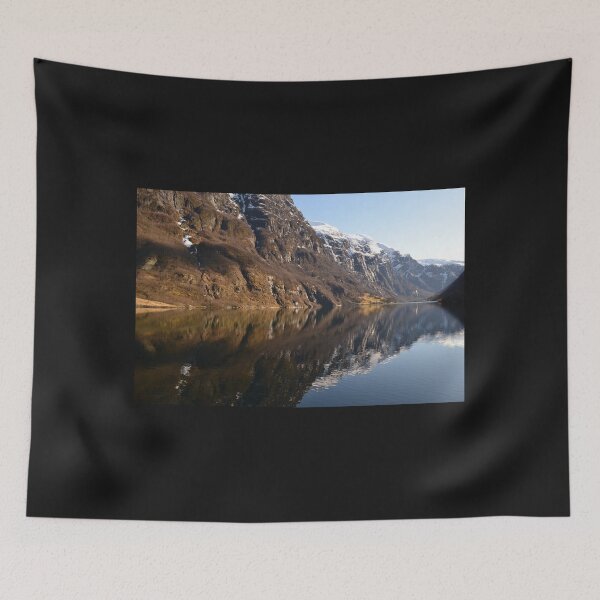 Item preview, Norwegian fjord and mountains reflection designed and sold by photosforall.